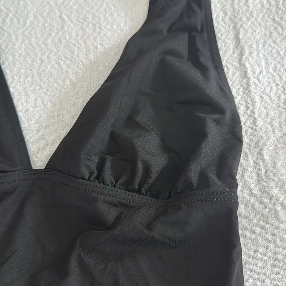 BONDI BORN Juliet One Piece - Black , Size Medium , $280